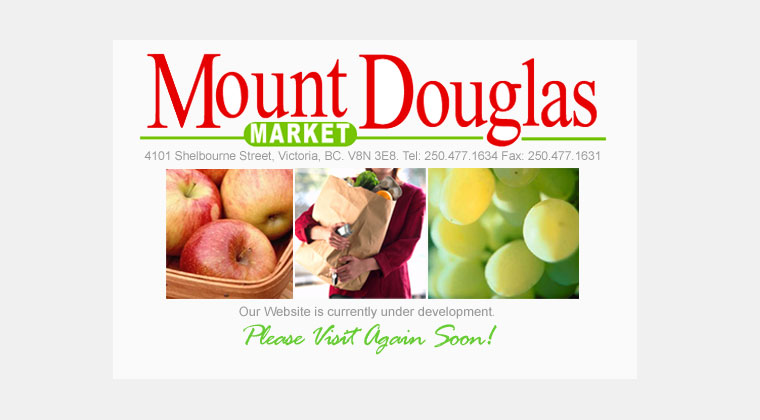 Welcome to Mt.Douglas Market. Victoria, BC.